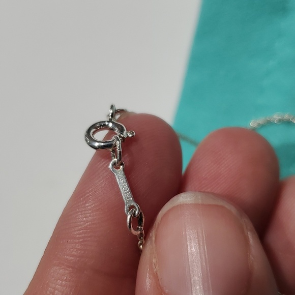 Tiffany & Co. Peretti Script Initial Y Charm Necklace Pendant - Picture 5 of 7